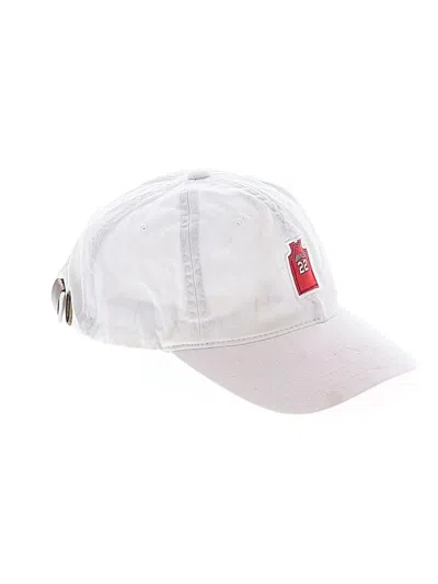 Pre-owned Mitchell & Ness Baseball Cap In White