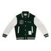 Mitchell & Ness Baseball Varsity Jacket 'green' In Multi