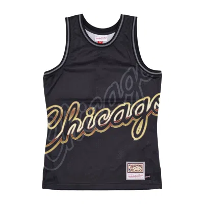 Mitchell & Ness Basketball Type Men's Tank Top Nba Big Face 4.0 Fashion Tank Hardwood Classics Chibul Black/original