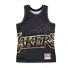 Mitchell & Ness Basketball Type Men's Tank Top Nba Big Face 4.0 Fashion Tank Hardwood Classics Loslak Black/original In Black