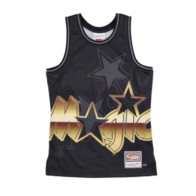 Mitchell & Ness Basketball Type Men's Tank Top Nba Big Face 4.0 Fashion Tank Hardwood Classics Orlmag Black/original