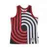 Mitchell & Ness Basketball Type Men's Tank Top Nba Big Face Blown Out Fashion Jersey Hardwood Classics Porbla Black/ In Multi