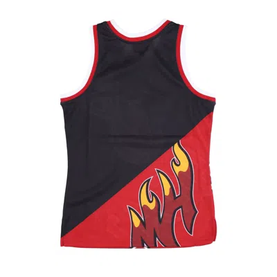Mitchell & Ness Basketball Type Men's Tank Top Nba Big Face Fashion Tank 5.0 Hardwood Classics Miahea Black In Multi