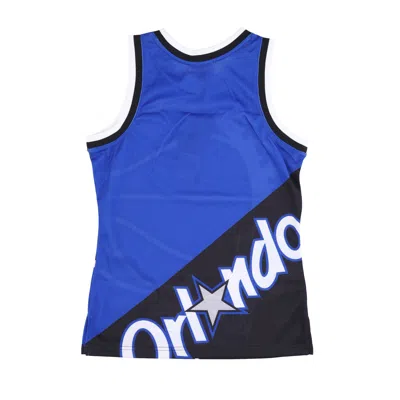Mitchell & Ness Basketball Type Men's Tank Top Nba Big Face Fashion Tank 5.0 Hardwood Classics Orlmag Blue