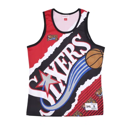 Mitchell & Ness Basketball Type Men's Tank Top Nba Jumbotron 2.0 Mesh Tank Hardwood Classics Phi76e Original Team Co In Multi