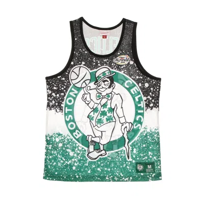 Mitchell & Ness Basketball Type Men's Tank Top Nba Jumbotron Sublimated Mesh Tank Hardwood Classics Boscel Kelly Gre In Multi