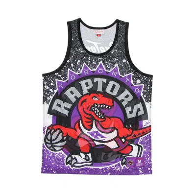 Mitchell & Ness Basketball Type Men's Tank Top Nba Jumbotron Sublimated Mesh Tank Hardwood Classics Torrap Purple/or