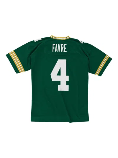 Mitchell & Ness Bay Packers 1996 "brett Favre" Jersey In Green