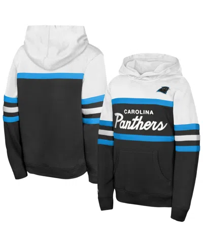 Mitchell & Ness Kids' Big Boys' And Girls' Black Carolina Panthers Head Coach Hoodie