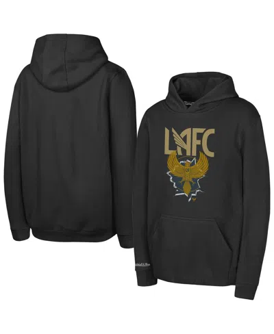 Mitchell & Ness Kids' Big Boys And Girls Black Lafc Mascot Break Out Pullover Hoodie