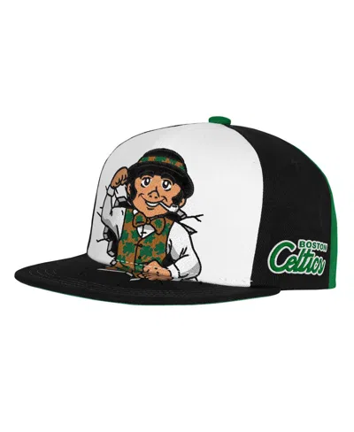 Mitchell & Ness Kids' Big Boys And Girls Green Boston Celtics Mascot Snapback Hat