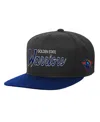 Mitchell & Ness Big Boys And Girls  Black Golden State Warriors Team Script Snapback Hat In Black