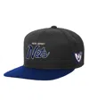 Mitchell & Ness Big Boys And Girls  Black New Jersey Nets Team Script Snapback Hat In Black
