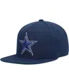Mitchell & Ness Big Boys And Girls Navy Dallas Cowboys Team Ground Snapback Hat In Blue