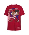 Mitchell & Ness Big Boys And Girls Red Philadelphia Phillies Distressed Torpedo Launch T-shirt In Red