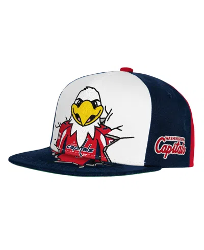 Mitchell & Ness Kids' Big Boys And Girls Washington Capitals Mascot Snapback Cap In Brown