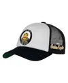 Mitchell & Ness Big Boys And Girls White Vegas Golden Knights Mascot Adjustable Trucker Hat In Brown