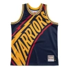 Mitchell & Ness Men's Basketball Tank Top Nba Big Face Jersey Golwar In Blue