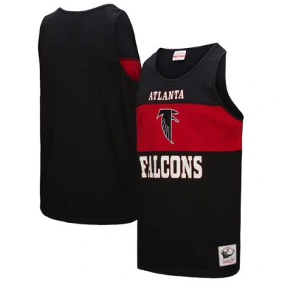 Mitchell & Ness Black Atlanta Falcons Retro Colorblock Tank Top