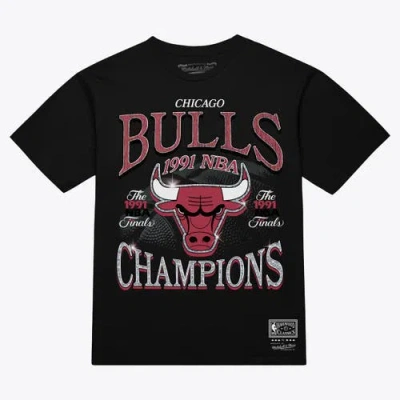 Mitchell & Ness Black Chicago Bulls Champions Era T-shirt
