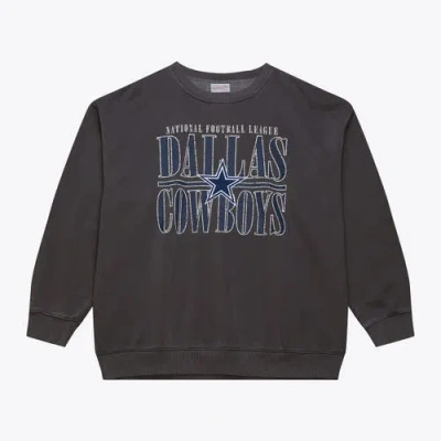 Mitchell & Ness Black Dallas Cowboys Downtown Collection Fleece Sweatshirt