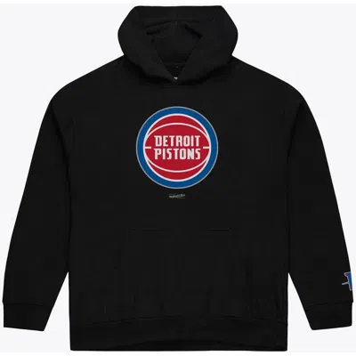 Mitchell & Ness Black Detroit Pistons Basic Fleece Hoodie