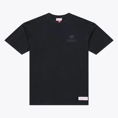 Mitchell & Ness Black Georgia Bulldogs Monochrome Icon T-shirt In Blue