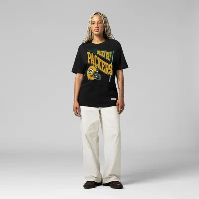 Mitchell & Ness Black Green Bay Packers Team Dynamic Boyfriend T-shirt