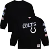 Mitchell & Ness Black Indianapolis Colts Training Camp Vintage Logos Long Sleeve T-shirt In Black