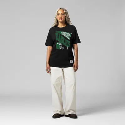Mitchell & Ness Black Philadelphia Eagles Team Dynamic Boyfriend T-shirt