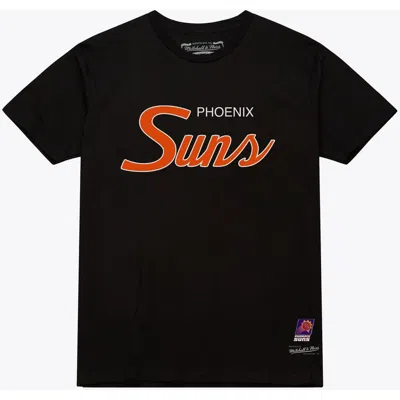 Mitchell & Ness Black Phoenix Suns Vintage Wordmark T-shirt