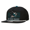 Mitchell & Ness Black San Jose Sharks Ascend Deadstock Snapback Hat In Black
