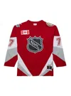 Mitchell And Ness Blue Line Ray Bourque All-star Dark 1999 Jersey In Red