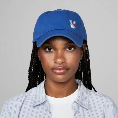 Mitchell & Ness Blue New York Rangers Micro Lefty Adjustable Hat