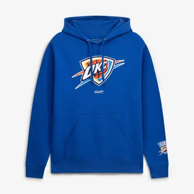 Mitchell & Ness Blue Oklahoma City Thunder Basic Fleece Hoodie