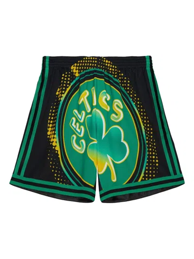 Mitchell & Ness Boston Celtics Big Face 5.0 Shorts In Green