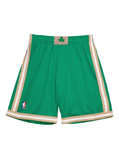 Mitchell & Ness Boston Celtics Swingman Shorts In Green