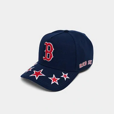 Mitchell & Ness Boston Red Sox Mlb Shining Stars Pro Crown Snapback Hat In Blue