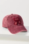 Mitchell & Ness Bow Patch Baseball Cap In Red