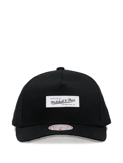 Mitchell & Ness Box Logo 2.0 Pro Baseball Cap In Black