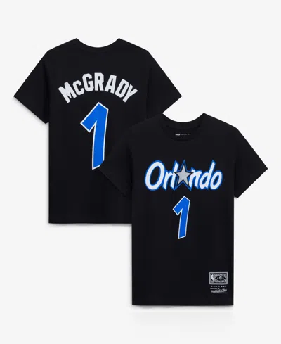 Mitchell & Ness Kids' Boys' And Girls' Hardwood Classics Tracy Mcgrady Orlando Magic T-shirt In Black