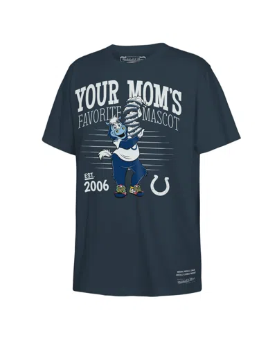 Mitchell & Ness Kids' Boys' And Girls' Mascot Pie Stack Screen Print Graphics T-shirt In Blue
