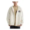 Mitchell & Ness Branded Hooded Jacket 'off White'