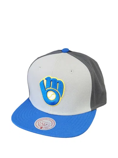 Mitchell & Ness Brewers Cap In Gray