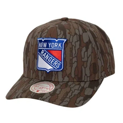 Mitchell & Ness Camo New York Rangers Hidden Camo Pro Crown Adjustable Hat