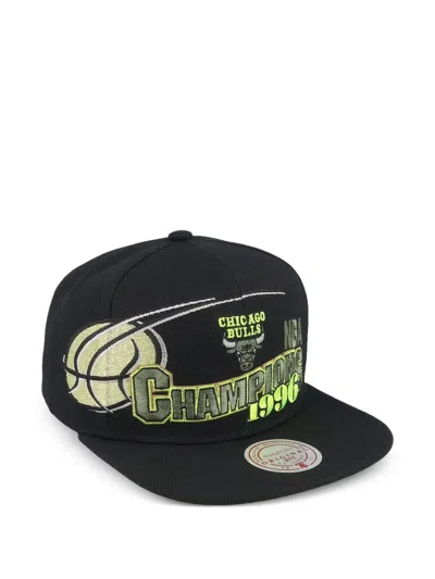 Mitchell & Ness Chicago Bulls 1996 Nba Finals Champions Cap In Black