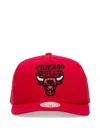 Mitchell & Ness Chicago Bulls Core Evergreen Trucker Cap In Red