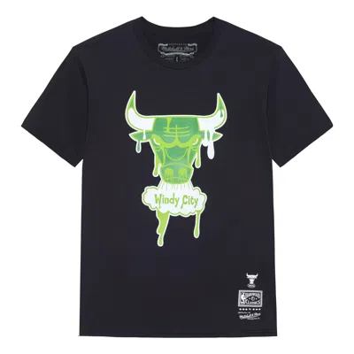 Mitchell & Ness Chicago Bulls Hardwood Classics Slime Drip T-shirt 'black'