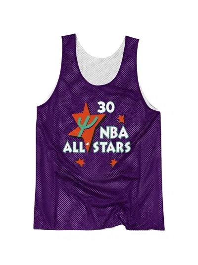 Mitchell & Ness Chicago Bulls Reversible Tank Top In Purple