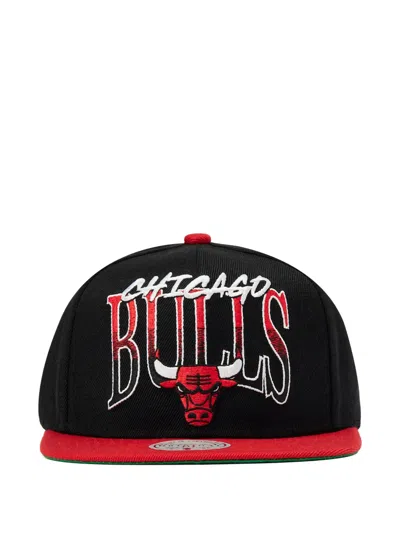 Mitchell & Ness Chicago Bulls Rise Up Baseball Cap In Black